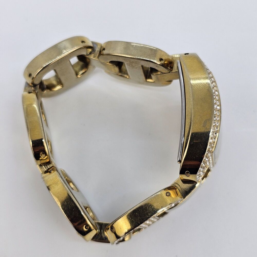 Michael Kors Women Watch 28MM Gray Dial Gold Band 5.75" New Battery HEAVY‎ WATCH - Picture 11 of 12